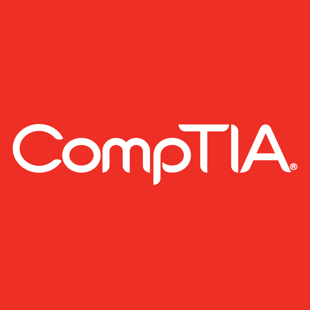 comptia logo white